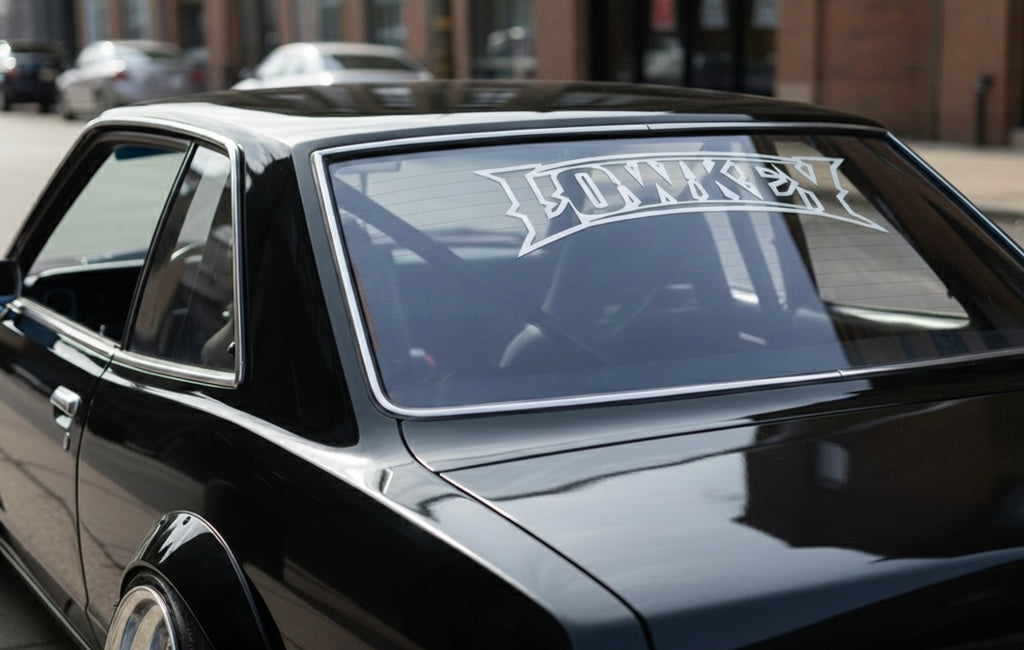 CHROME “LOWKEY” HOLLOW BANNER