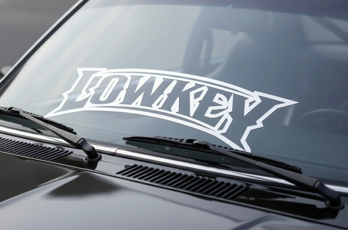 CHROME “LOWKEY” HOLLOW BANNER