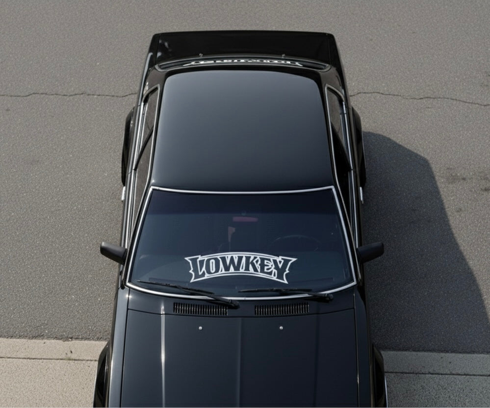 CHROME “LOWKEY” HOLLOW BANNER