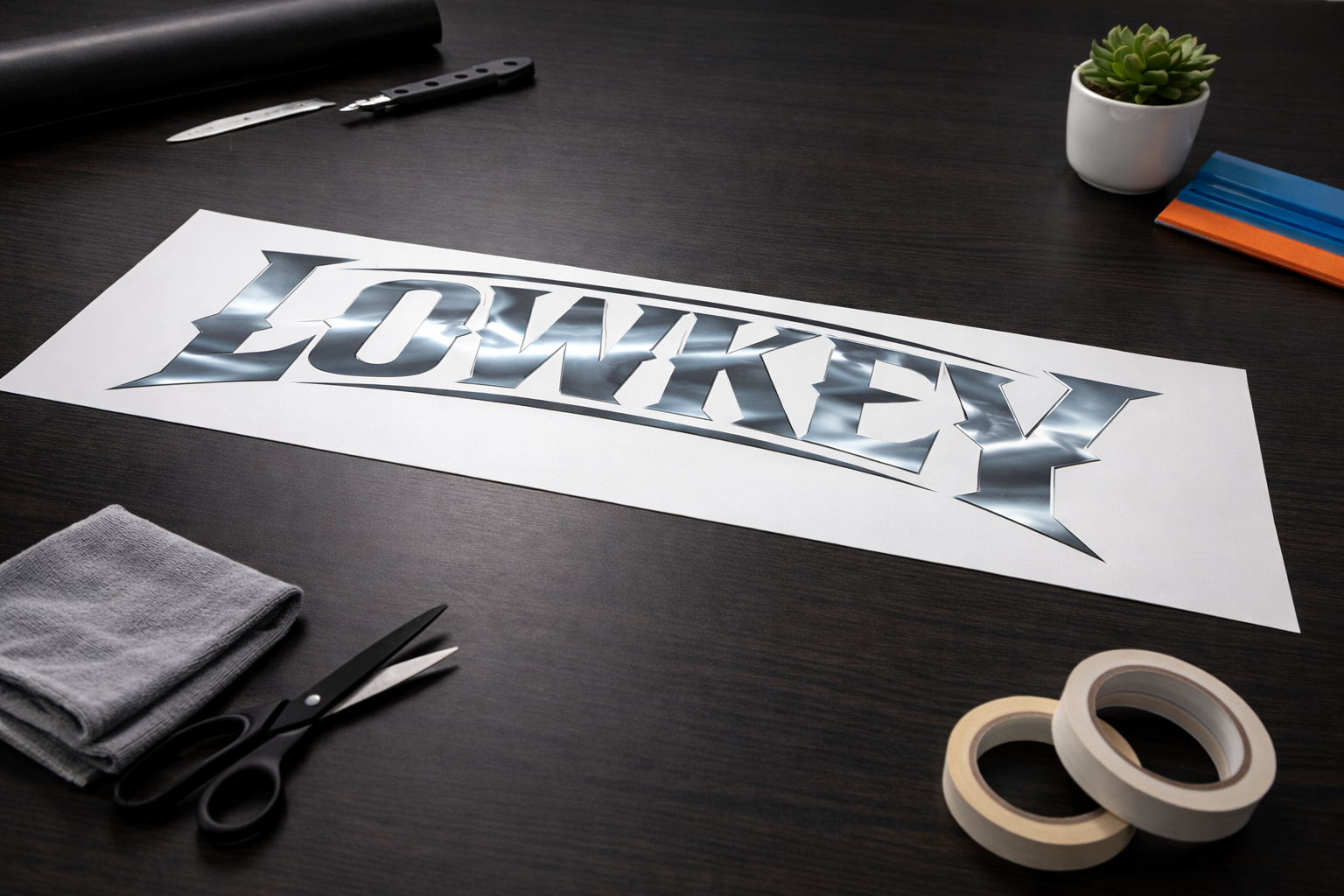 CHROME "LOWKEY" BANNER